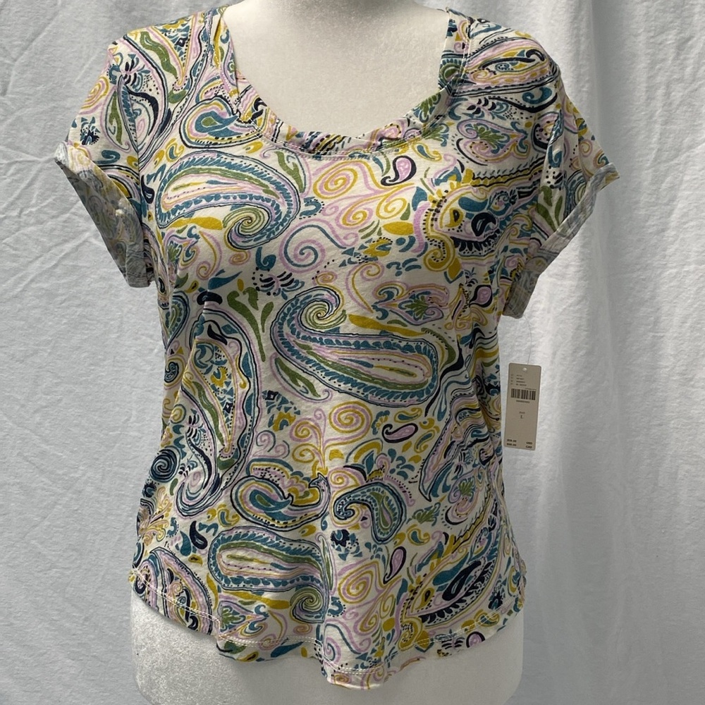 Pilcro Paisley Print Women's Top